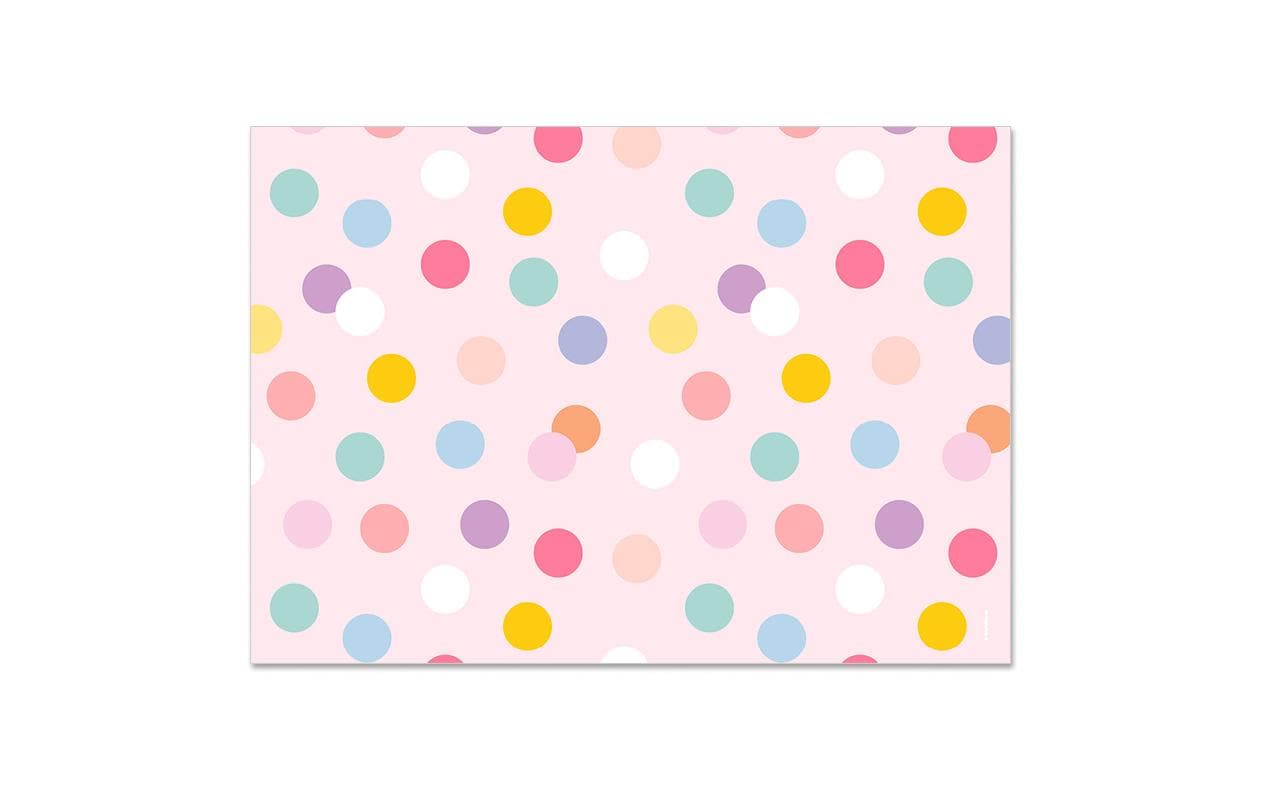 Trendform Tischset – Papier, Motiv Konfetti, 42 × 29,7 cm – 48 Stk.
