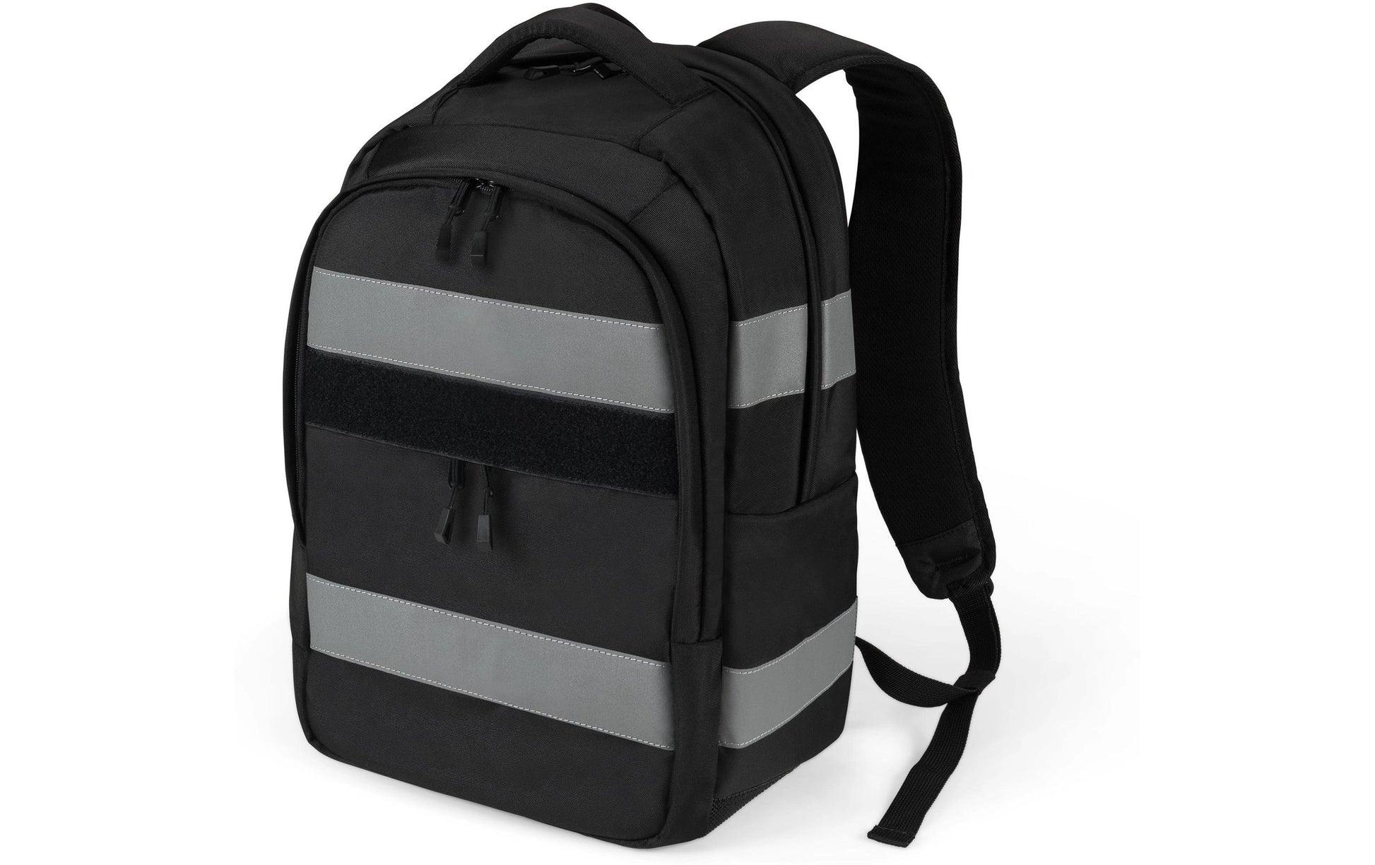 DICOTA Freizeit-Rucksack – 25 l, schwarz, reflektierend