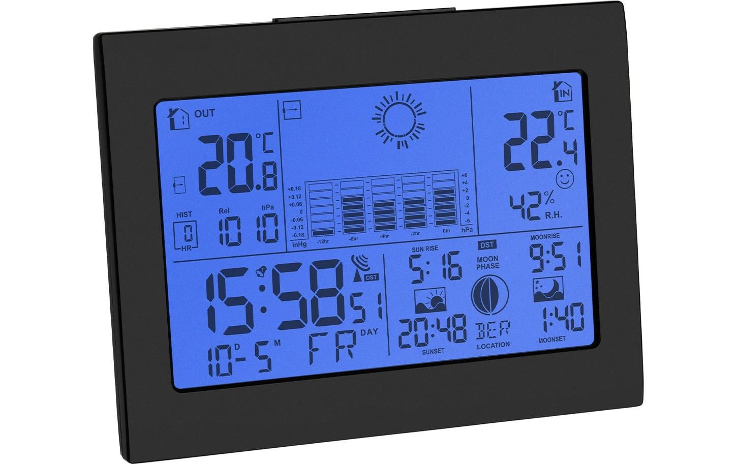 TFA-Dostmann HORIZON Temperatur-/Feuchtesensor – Kabellos, −20–60 °C, 20–95 %, Innen/Aussen