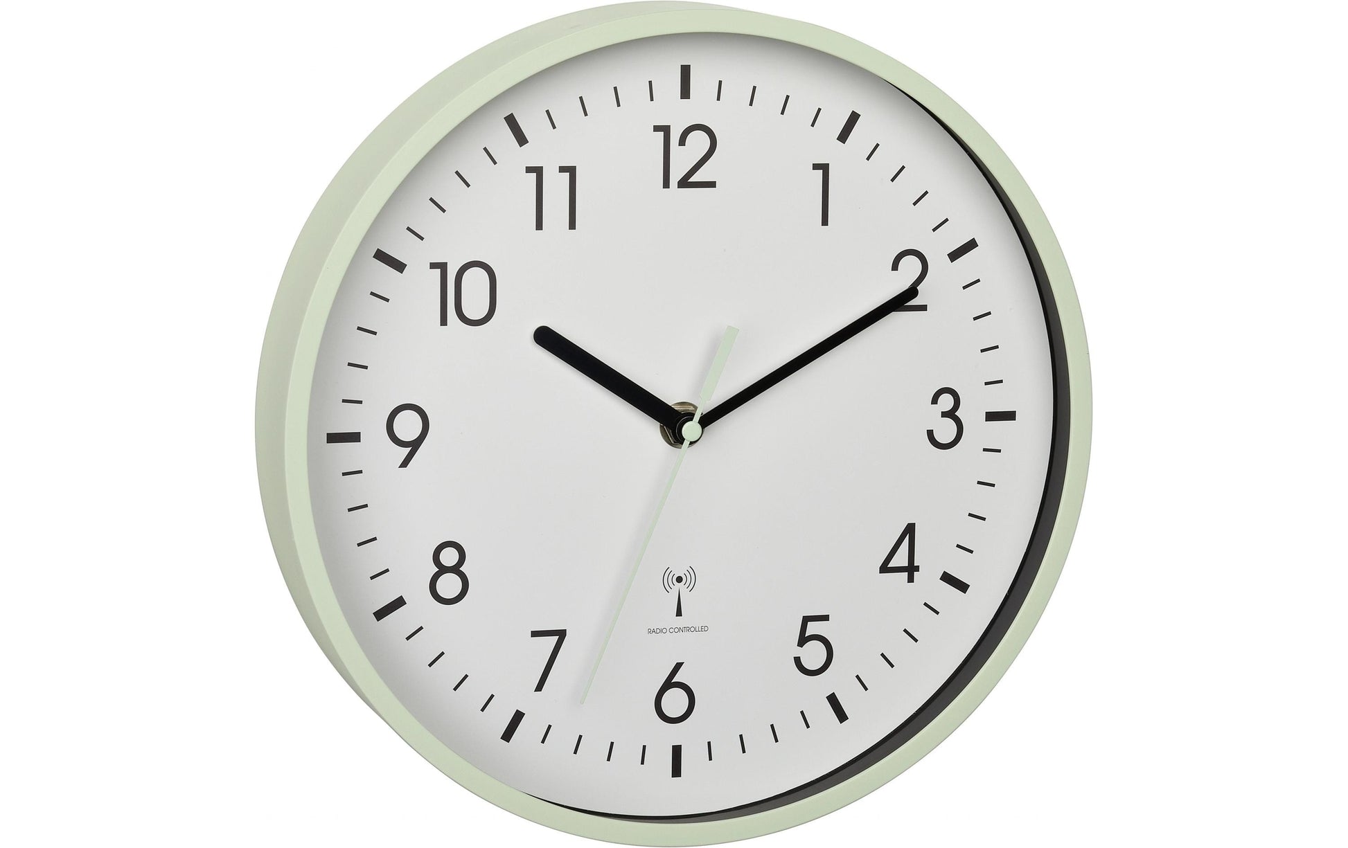 TFA-Dostmann TFA Dostmann Wanduhr – Funk, analog, Ø 24,5 cm, Mint