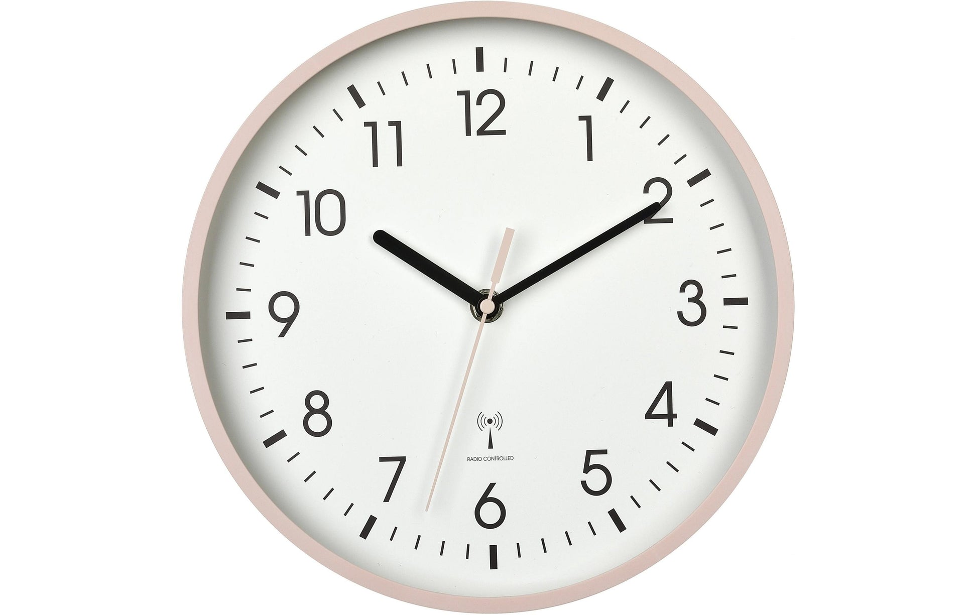 TFA-Dostmann TFA Dostmann Wanduhr – Funk, analog, Ø 24,5 cm, Rosa