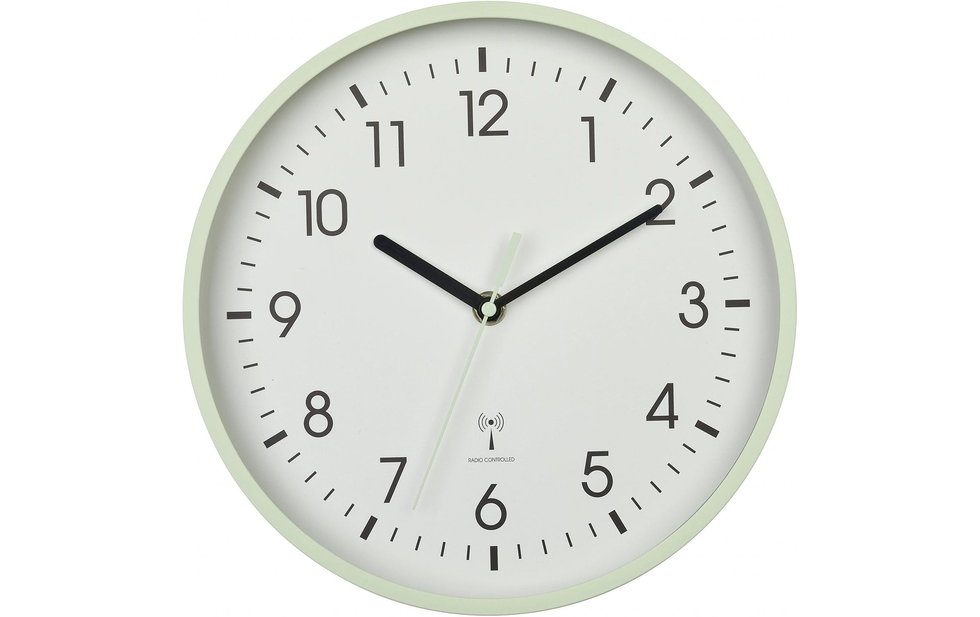 TFA-Dostmann TFA Dostmann Wanduhr – Funk, analog, Ø 24,5 cm, Mint