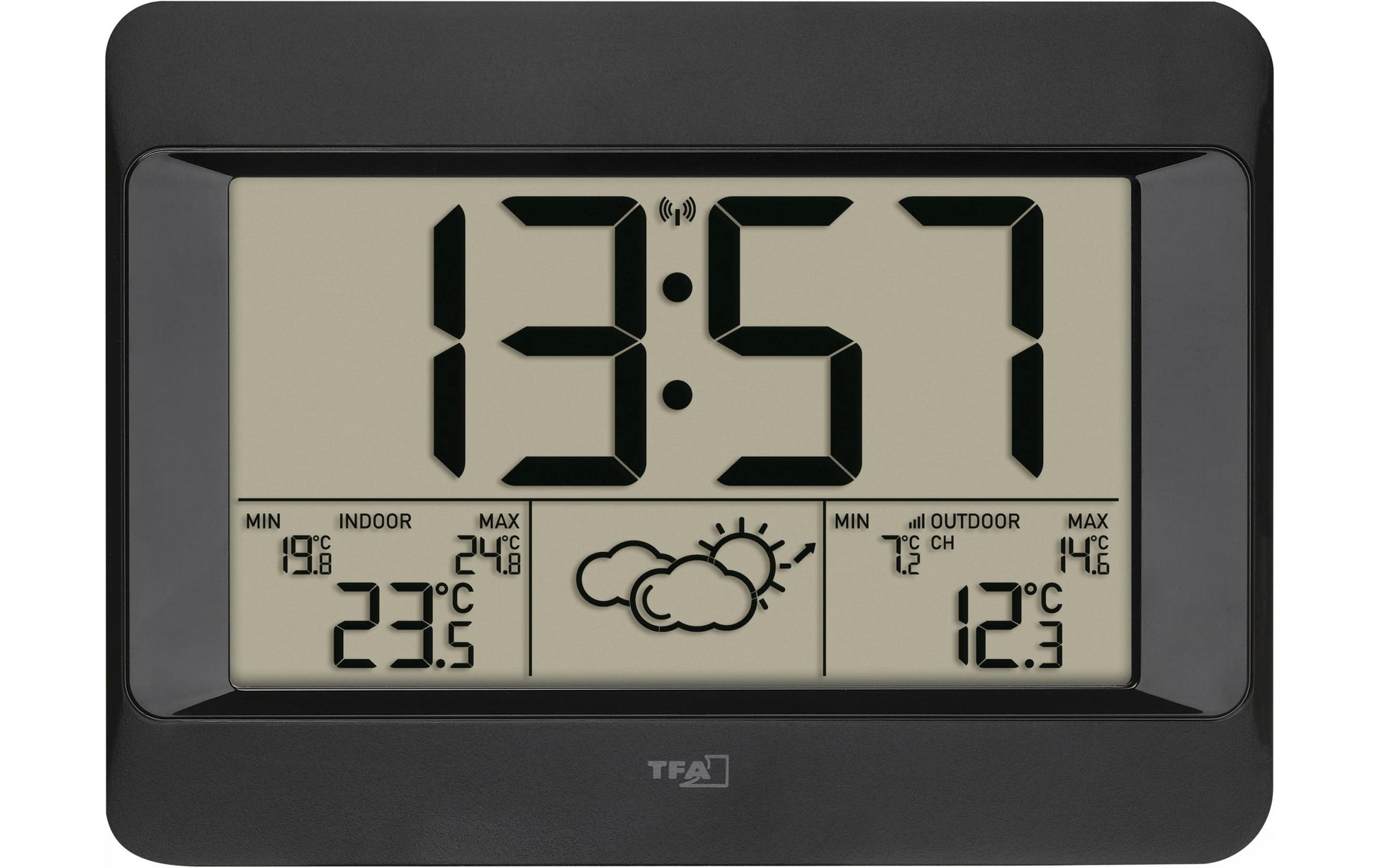 TFA-Dostmann ZENO Temperatur-/Feuchtesensor – Kabellos, −40–70 °C, Innen/Aussen