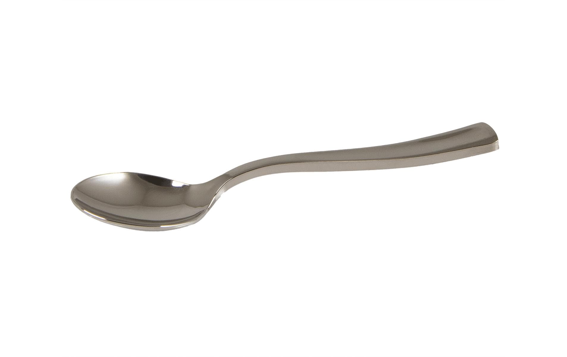 Elco Kaffeelöffel, Kunststoff, 13 cm, Silber – 100 Stk.