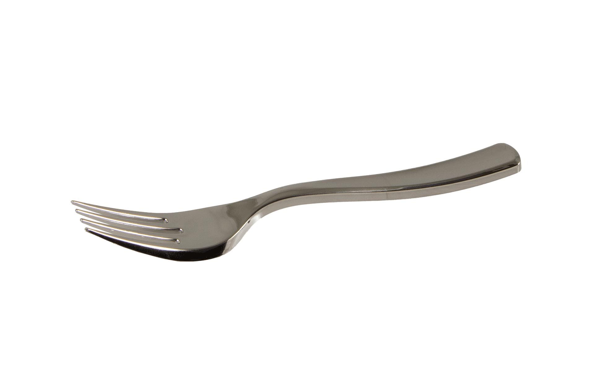 Elco Kunststoff-Gabel, 15 cm, Silber – 50 Stk.
