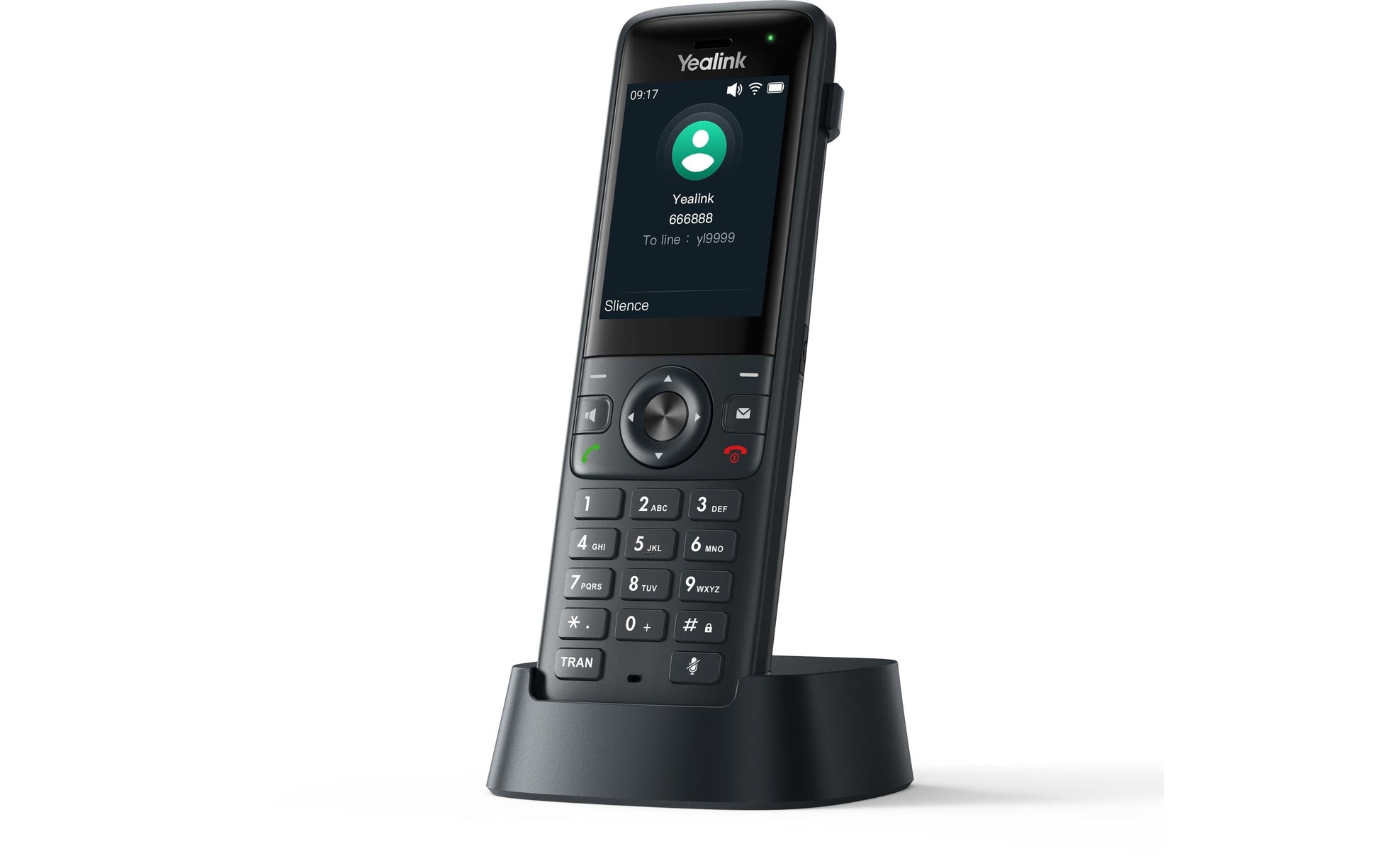Yealink AX83H – WLAN-Telefon, TFT-Display, Schwarz