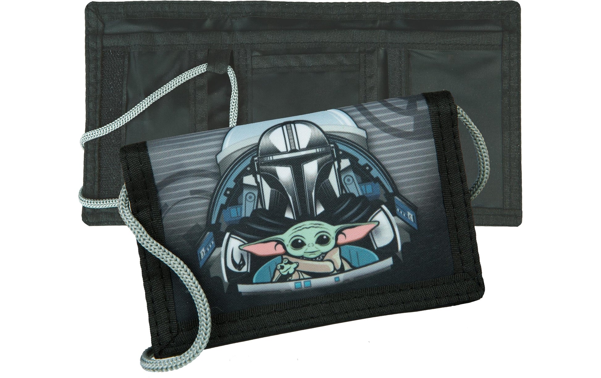 Undercover Brieftasche – mit Münzfach, Klettverschluss – 13 × 9 × 2 cm – Mehrfarbig, Polyester – Star Wars