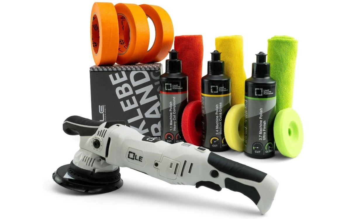 Liquid Elements Poliermaschine T3200 – 750 W – Ø 125 mm – Set
