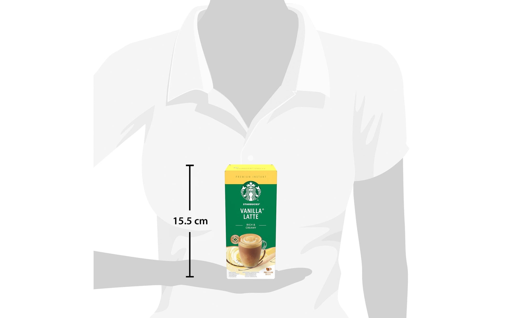Starbucks Vanilla Latte – Instantgetränk, 5 Sticks