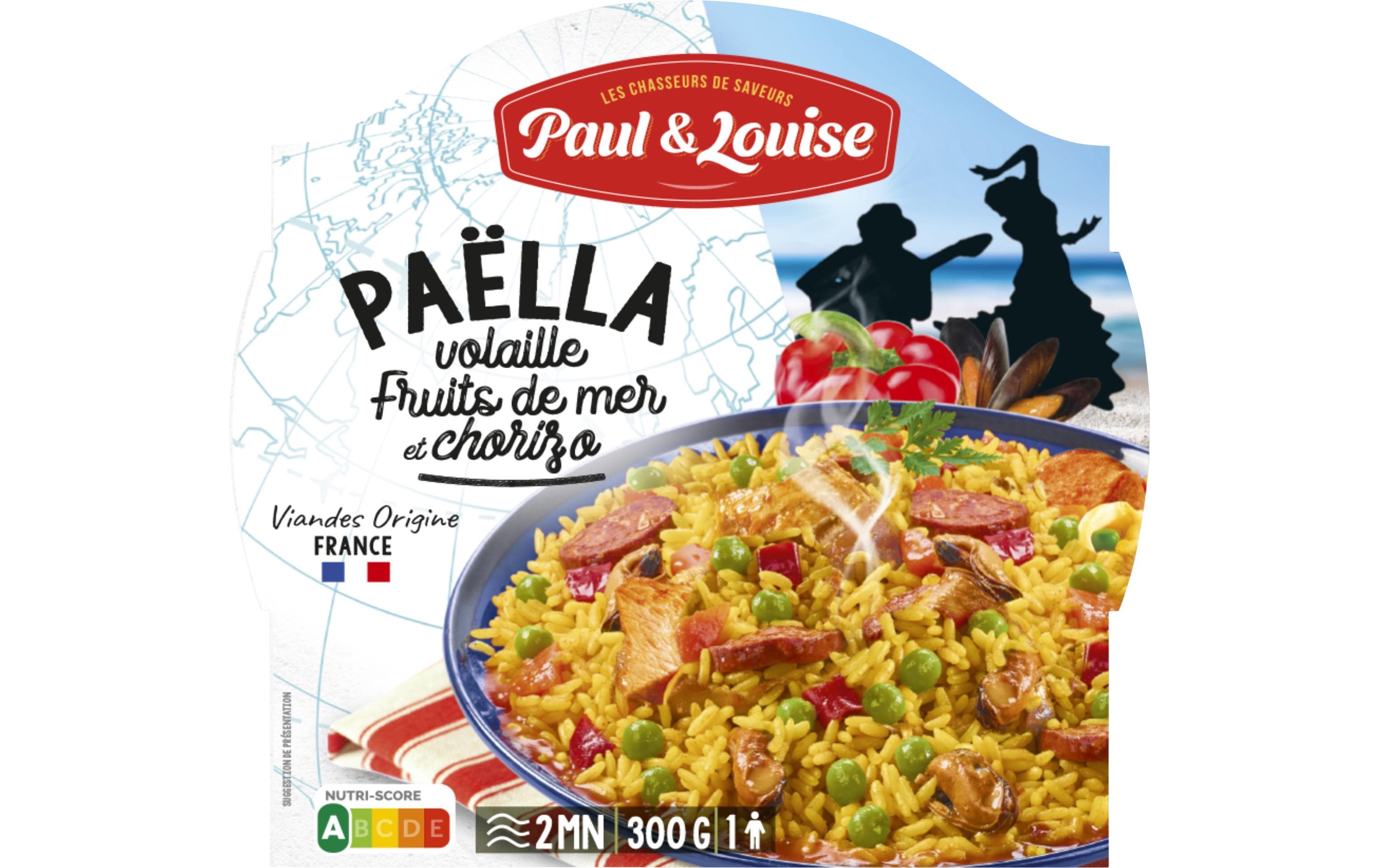 Paul & Louise Paella Poulet & Chorizo – 300 g