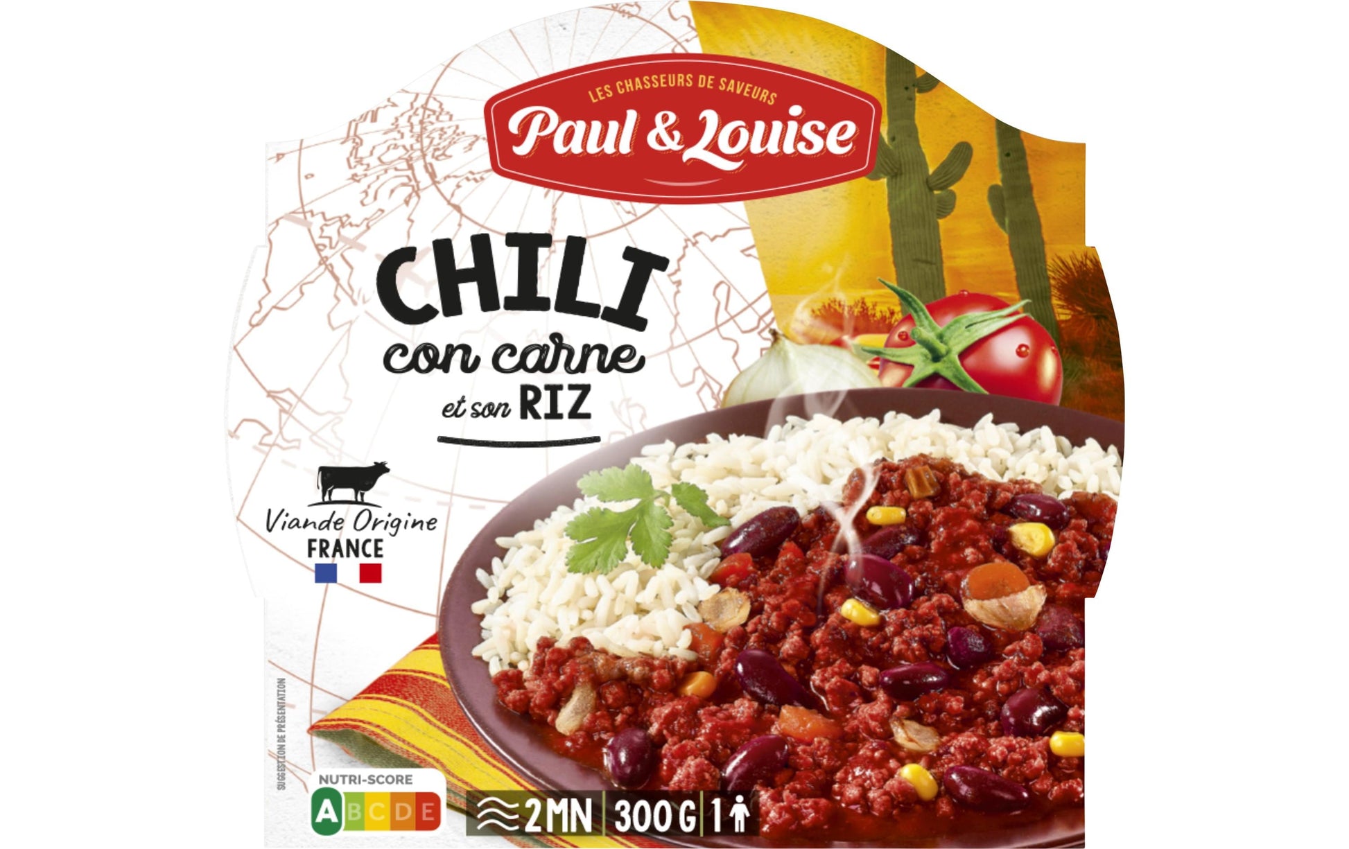 Paul & Louise Chili con Carne mit Reis – 300 g