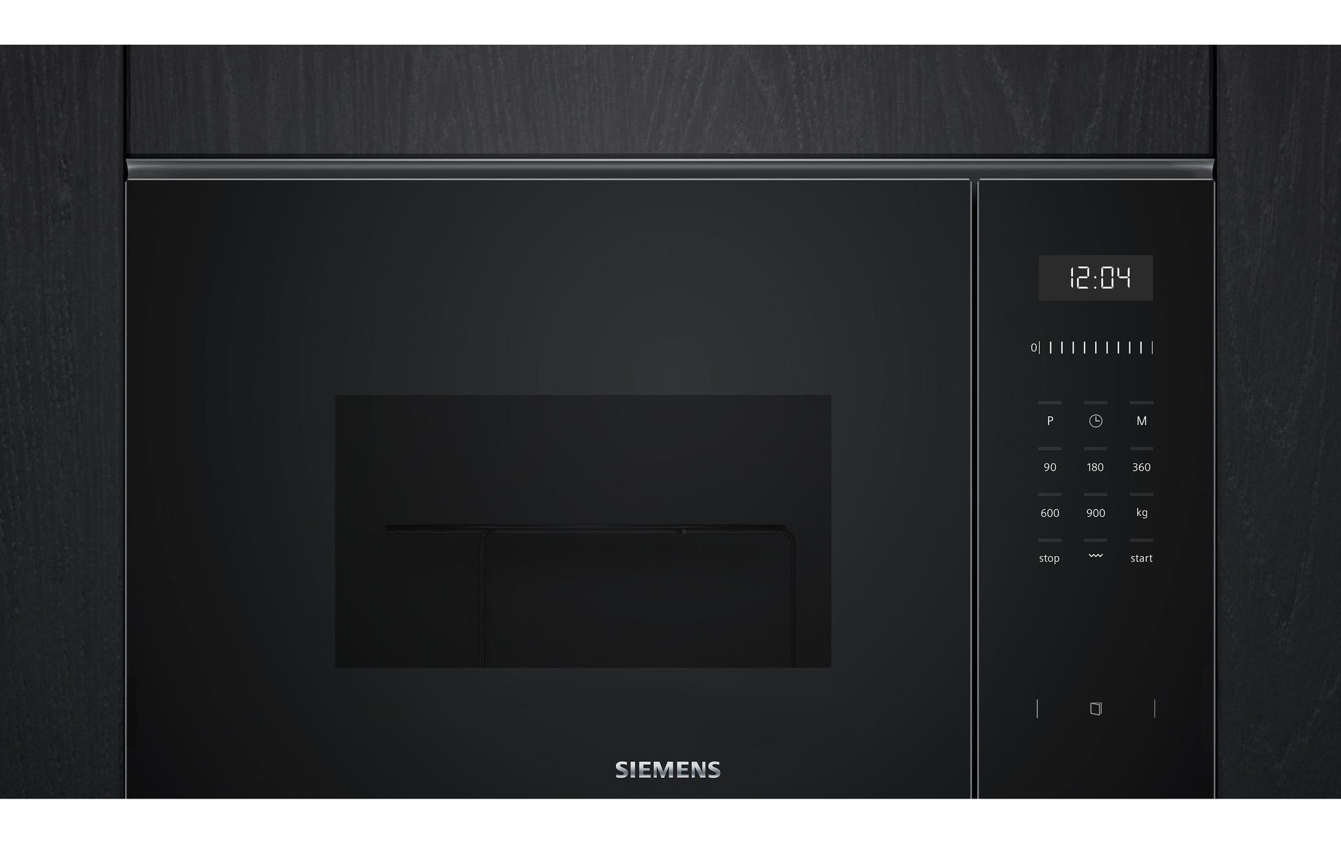 Siemens Einbau-Mikrowelle BE555LMB1C – 25 l, Grill & Heissluft, 900 W – Edelstahl