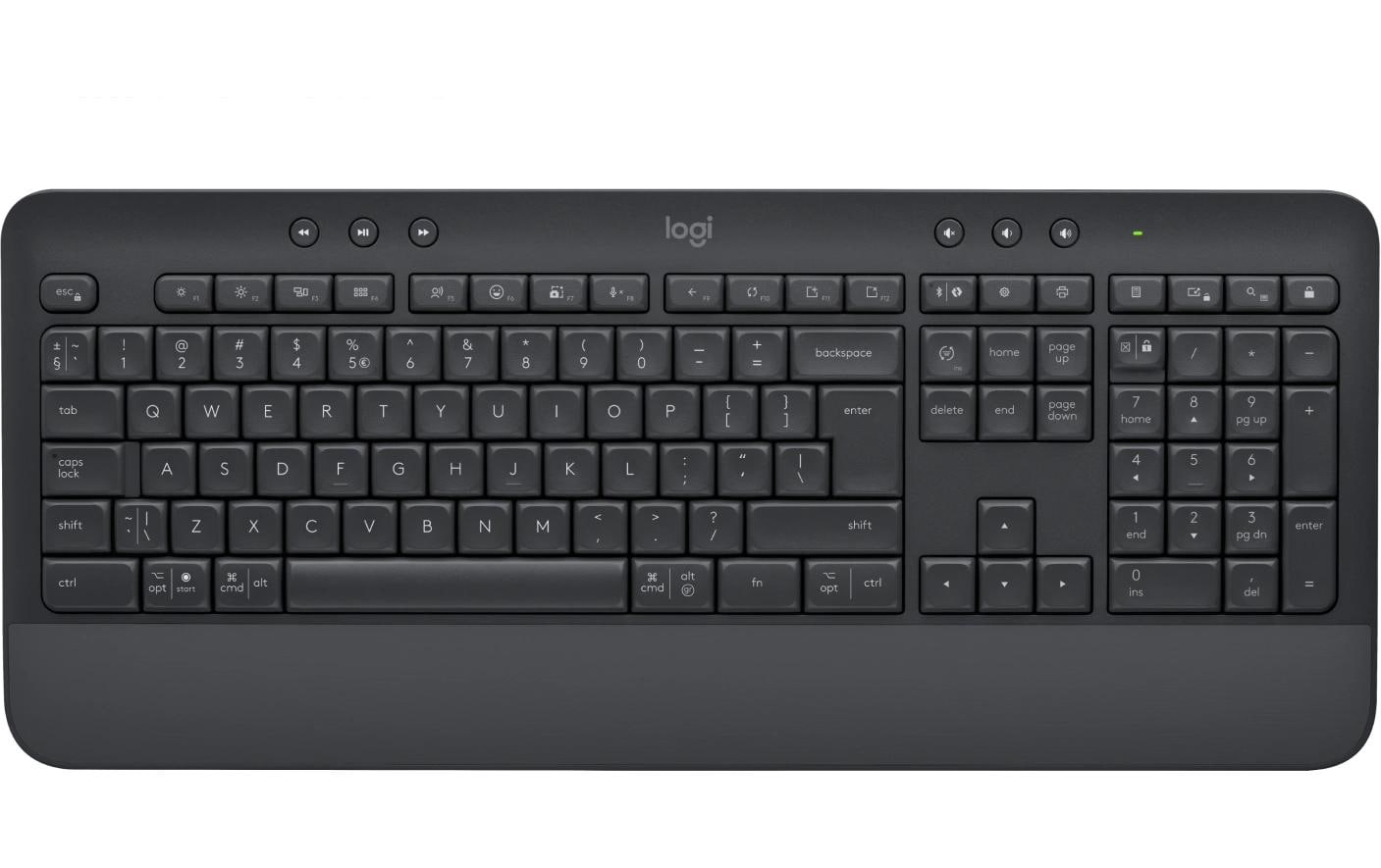 Logitech Signature K650 – Tastatur, US-Layout (EN), Grau