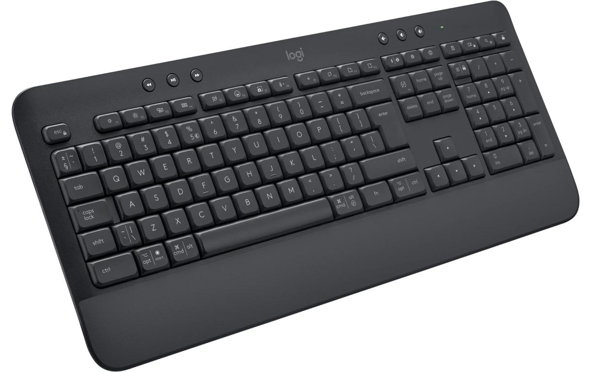 Logitech Signature K650 – Tastatur, US-Layout (EN), Grau