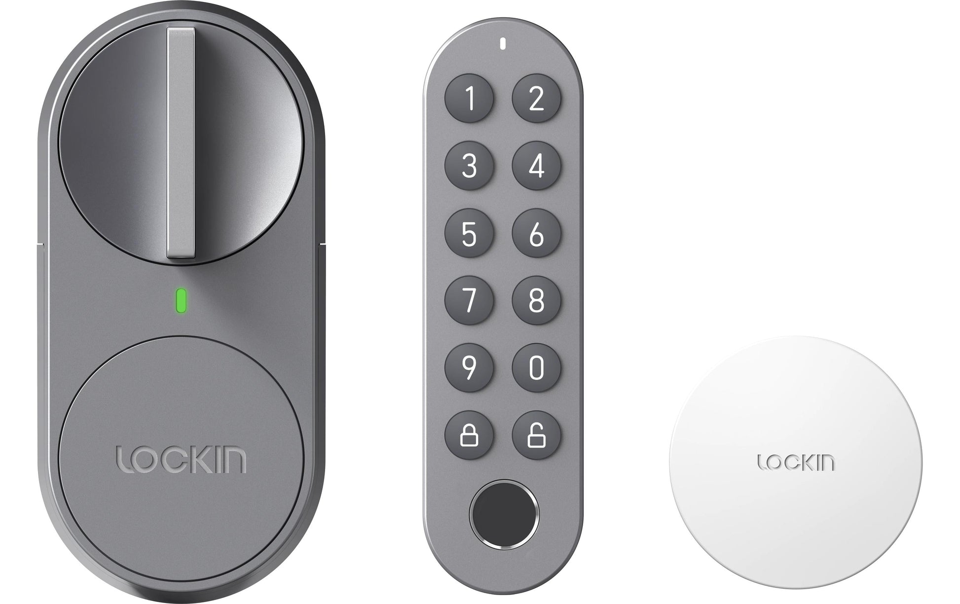 Lockin Smart Lock G30 – 60 × 56 × 130 mm, grau, batteriebetrieben