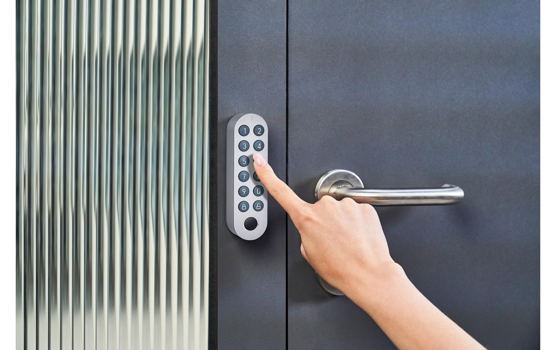 LOCKIN Smart Lock G30 – für Türe, 60 × 56 × 130 mm, grau