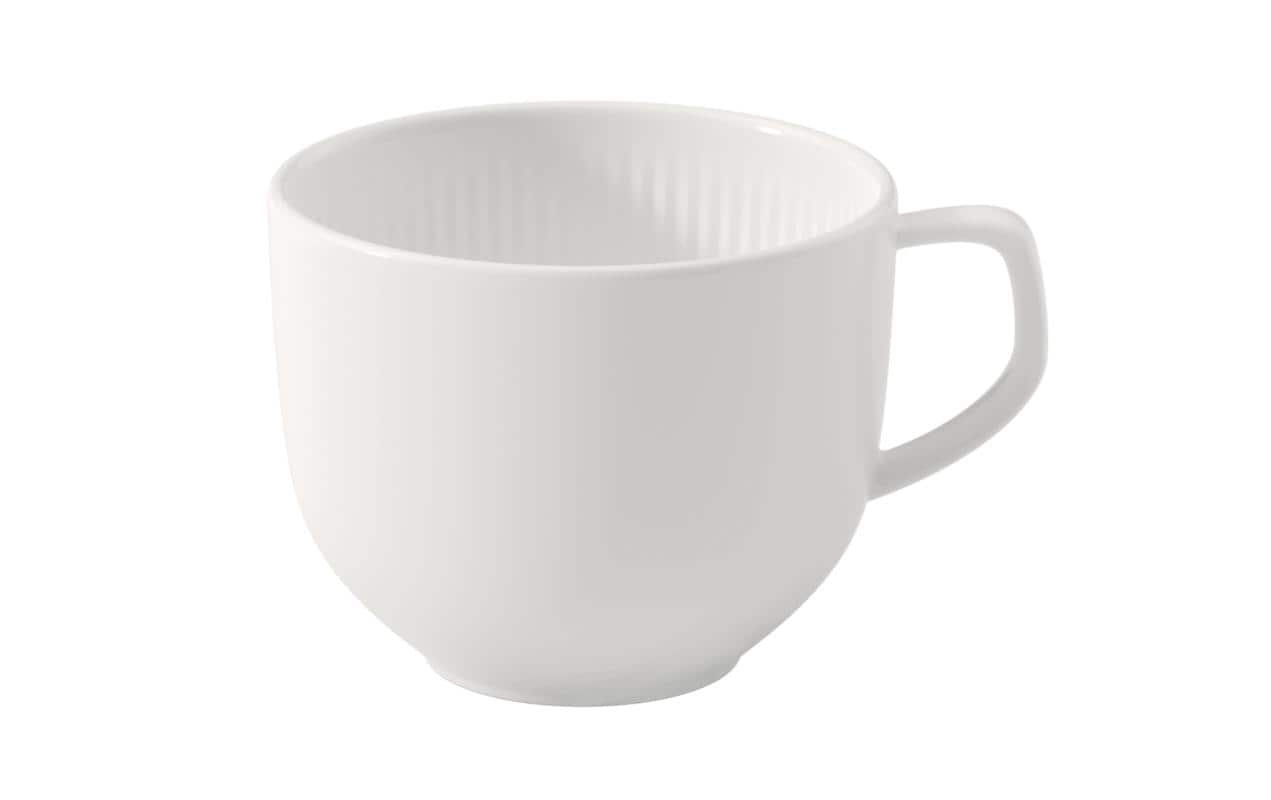 Villeroy & Boch Afina Tasse – 0,15 l, Porzellan, weiss, spülmaschinengeeignet, mikrowellengeeignet