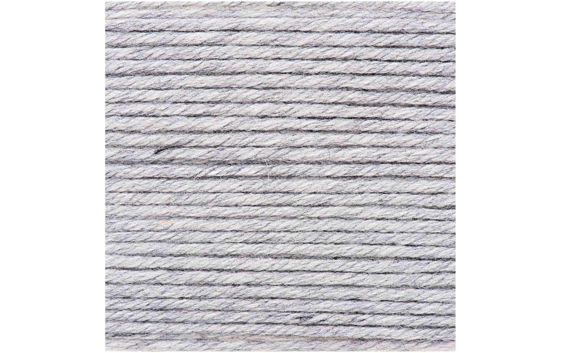 Rico Design Essentials Mega Wool Chunky Wolle Hellgrau – 100 g, 125 m, 55% Schurwolle/45% Polyacryl, Nadel 6 mm