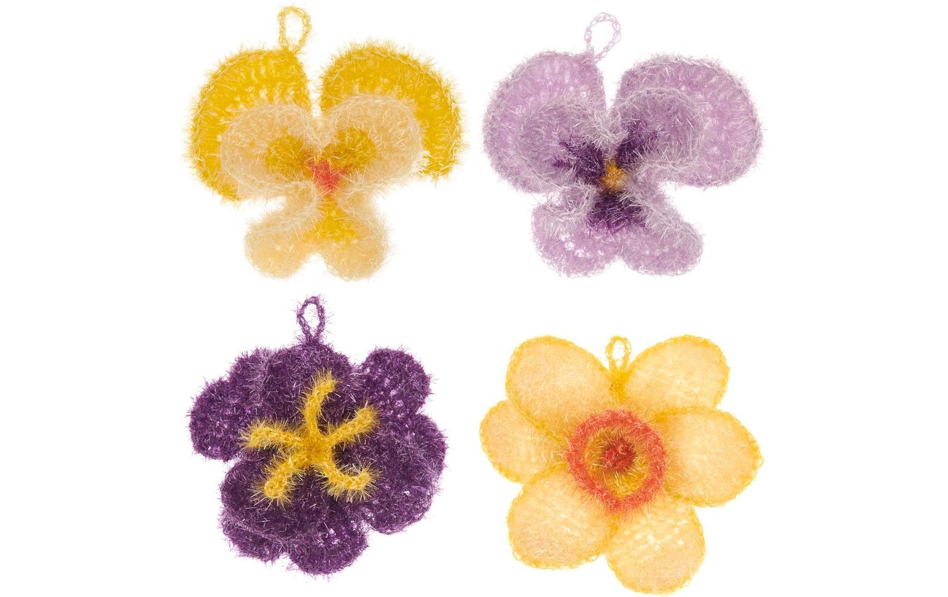 Rico Design Bubble – Häkelset – Frühlingsblumen – 7-teilig – Polyester