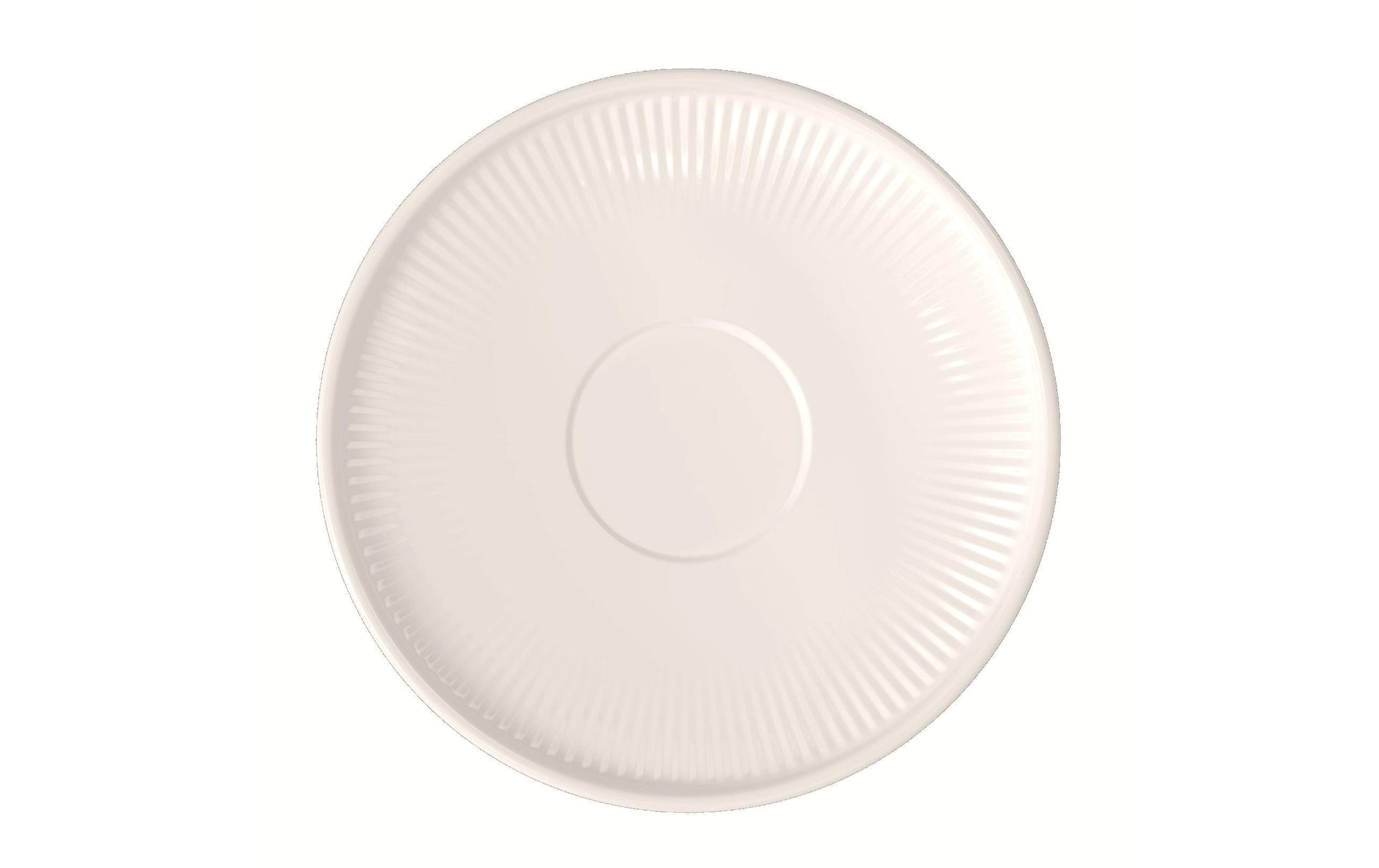 Villeroy & Boch Afina Untertasse – Porzellan, weiss, spülmaschinenbeständig, mikrowellengeeignet