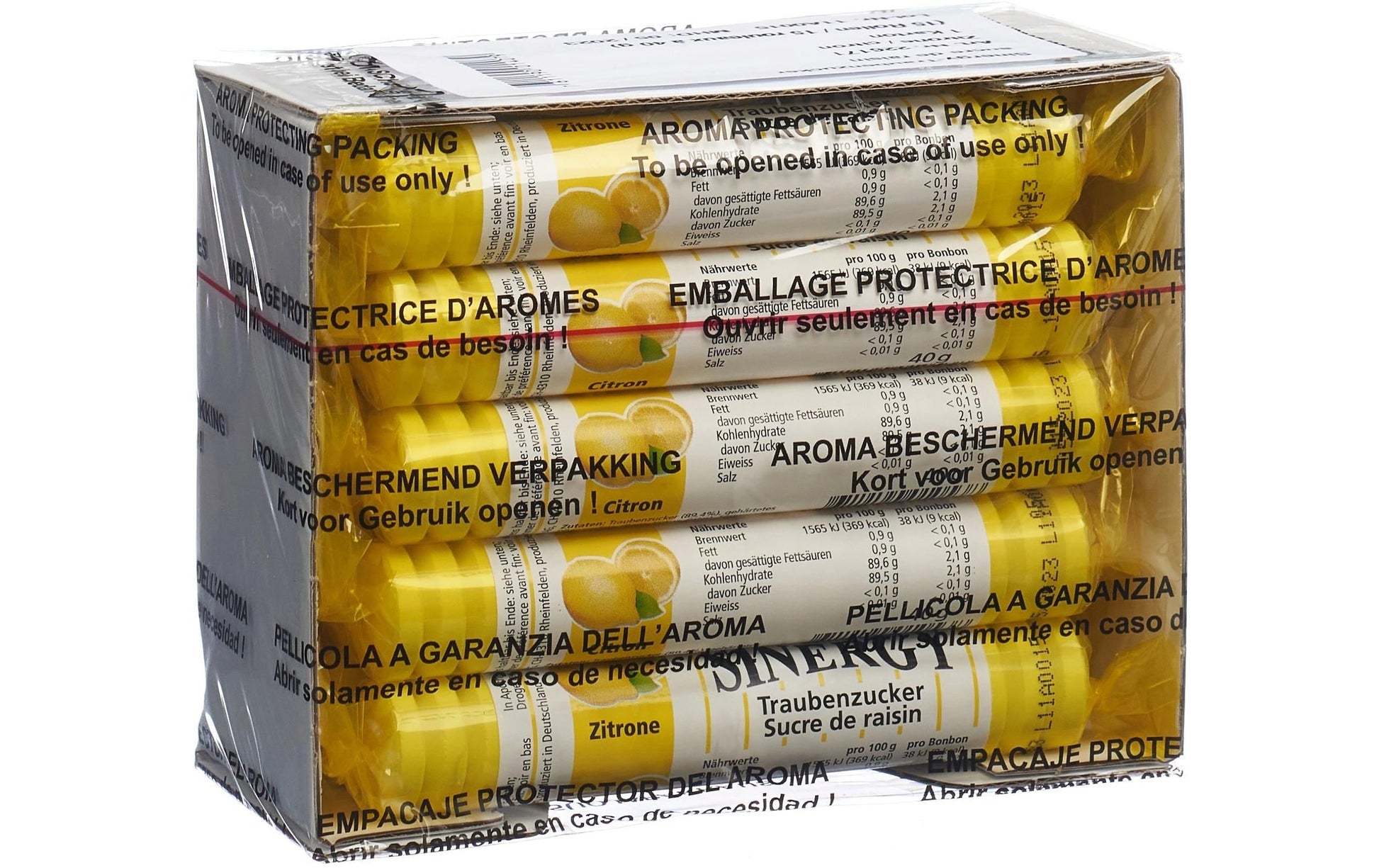 Sinergy Traubenzucker – Zitrone – 600 g