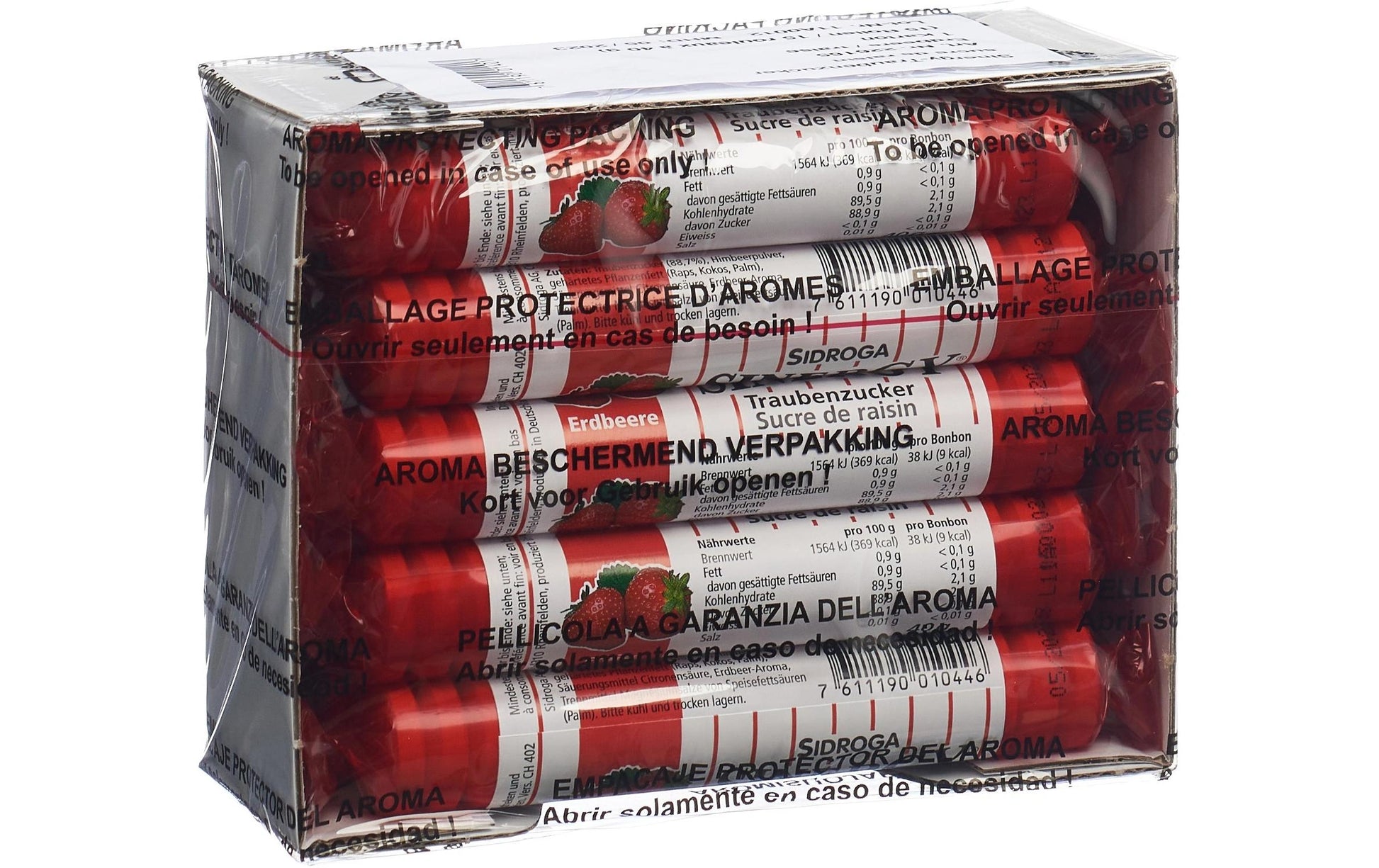Sinergy Traubenzucker – Erdbeere – 600 g