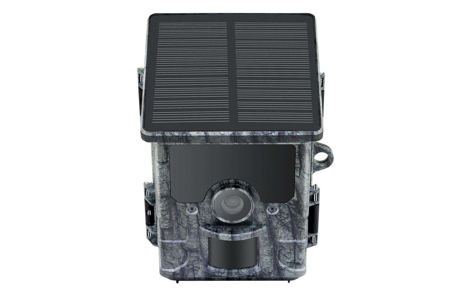 Camouflage EZ-Solar Wildkamera – 46 MP, Reichweite 24 m, IP66, Grau