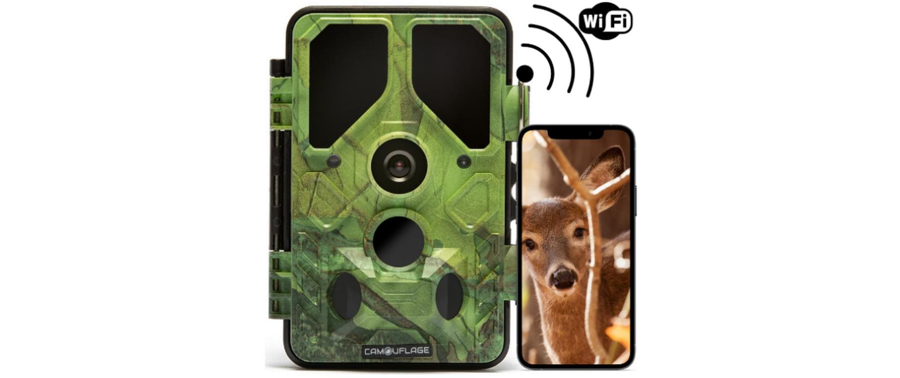 Camouflage EZ45 – Wildkamera, 24 MP, Reichweite 20 m, Camouflage