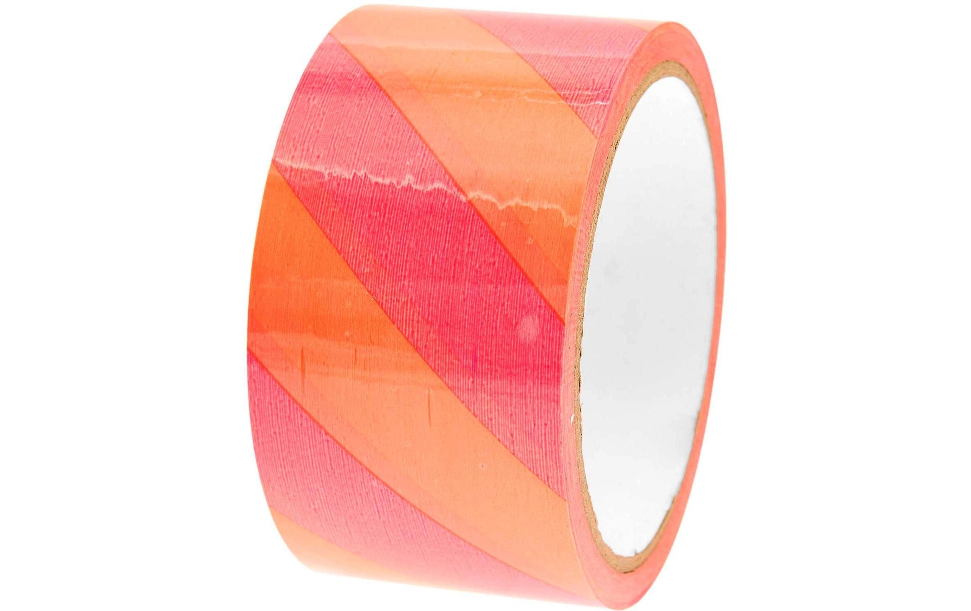 Rico Design Verpackungsklebeband, Papier, Orange, Neonpink, Gemustert, Entfernbare – 50 mm × 32 m – 1 Stück