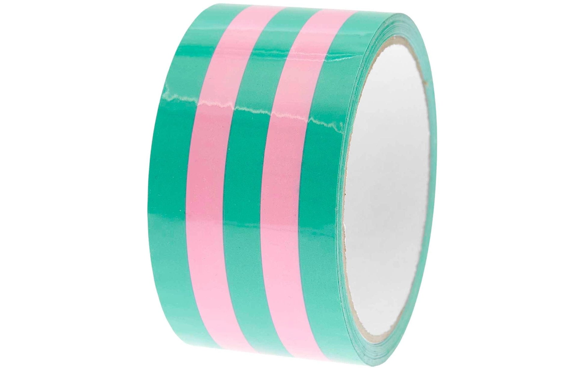 Rico Design Verpackungsklebeband, PVC, Rosa, Grün – 50 mm × 32 m – 1 Stück