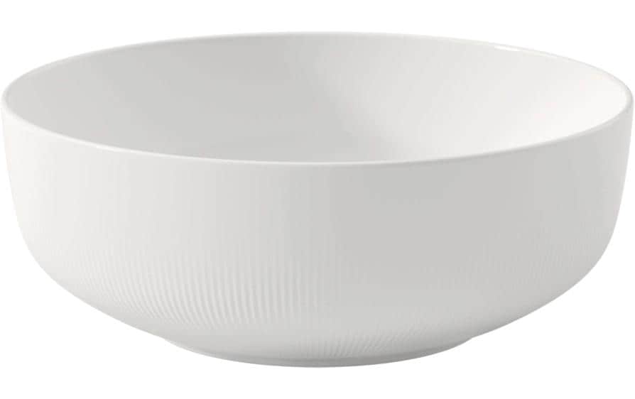Villeroy & Boch Suppenschüssel – 2,5 l, Ø 26 cm, Porzellan, Weiss, spülmaschinenfest, mikrowellengeeignet