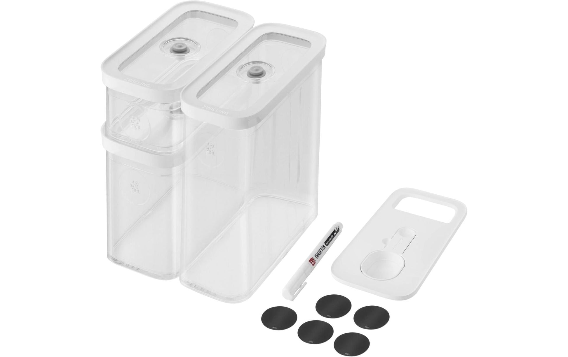 ZWILLING Behälter Fresh & Save CUBE Box Set M – 5,4 l – für Vakuumierer, 5 Stk.