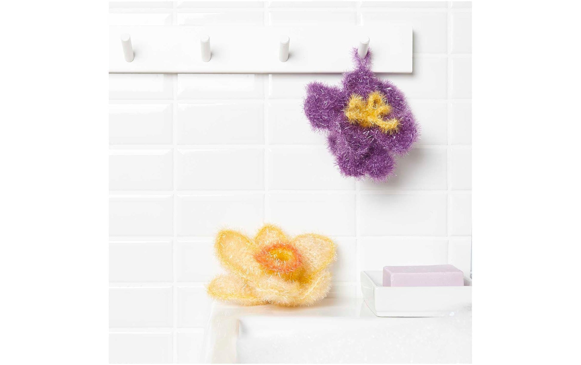 Rico Design Bubble – Häkelset – Frühlingsblumen – 7-teilig – Polyester