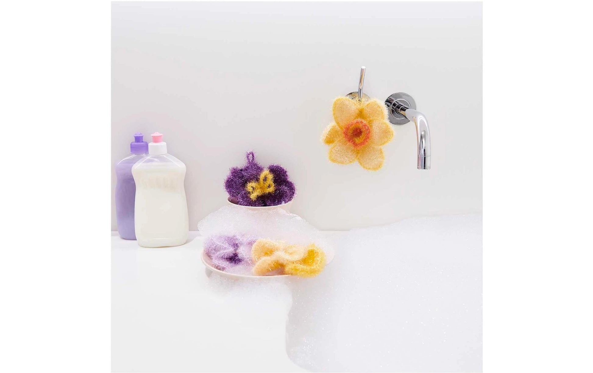 Rico Design Bubble – Häkelset – Frühlingsblumen – 7-teilig – Polyester