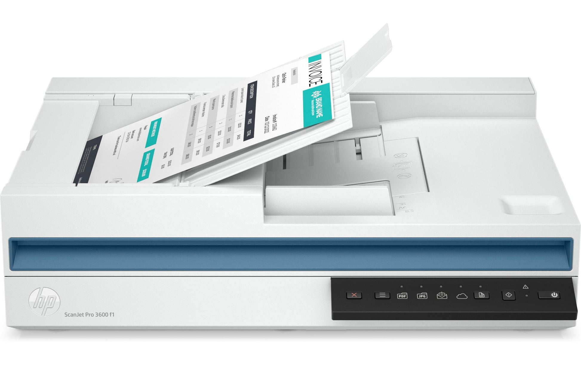 HP ScanJet Pro 3600 F1 – Flachbett + ADF, A4, Duplex, 30 Seiten pro Minute, ADF 60 Blatt, USB, 1'200 dpi