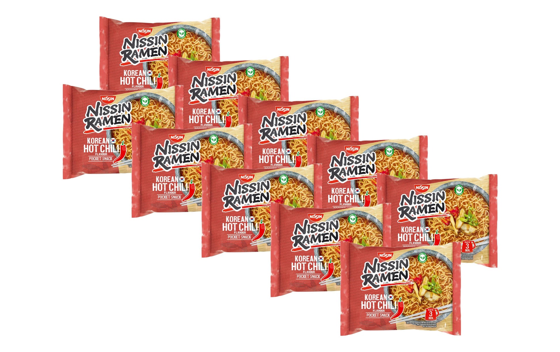 Nissin Food Nissin Instantnudeln Chili – 10×65 g