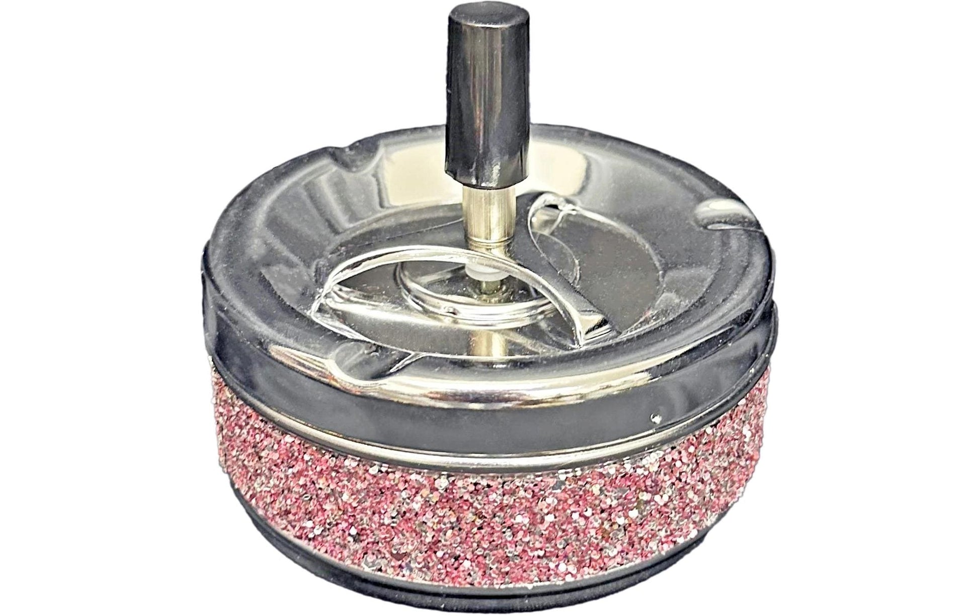 Dameco Aschenbecher – Ø 11 × 10 cm – Metall, Rosa