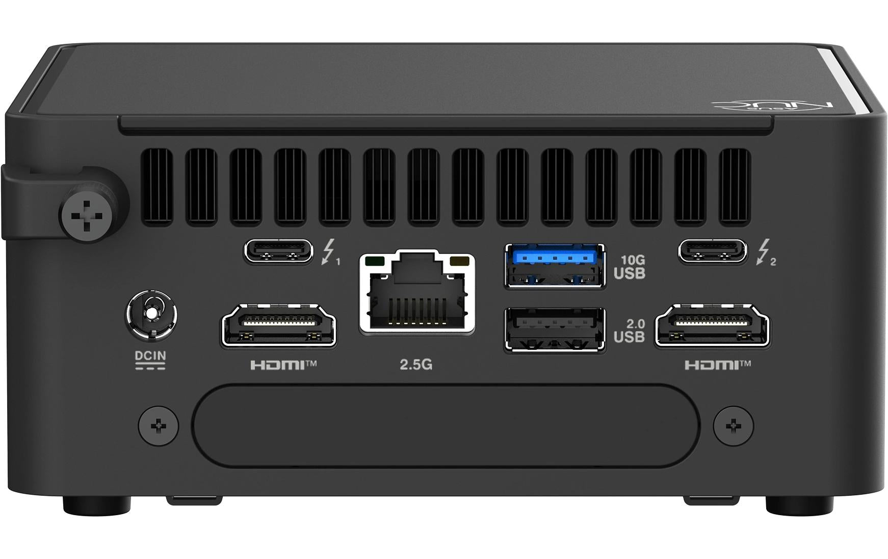 ASUS NUC 15 PRO RNUC15CRHI300002 Mini-PC Barebone – Wi‑Fi, Ethernet, Bluetooth 5.4 – DC 19 V