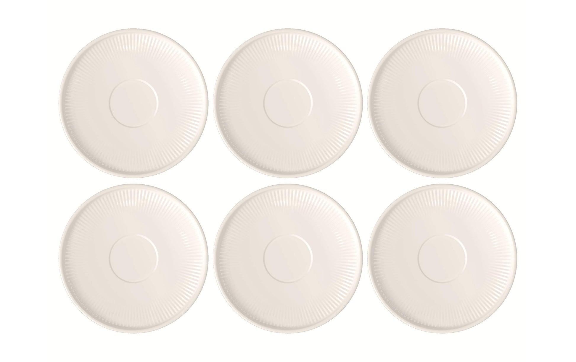 Villeroy & Boch Afina Untertasse – Porzellan, weiss, spülmaschinenbeständig, mikrowellengeeignet