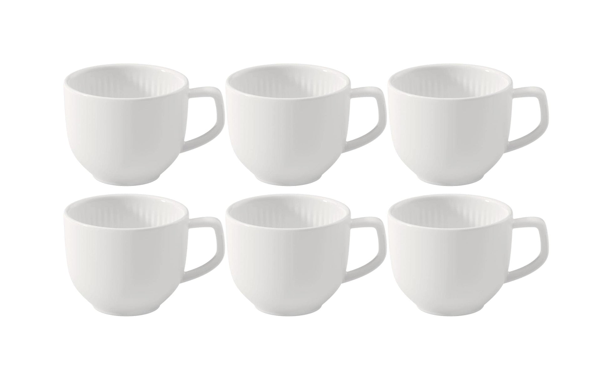 Villeroy & Boch Afina Tasse – 0,05 l, Porzellan, weiss, spülmaschinenbeständig, mikrowellengeeignet, 1 Stück
