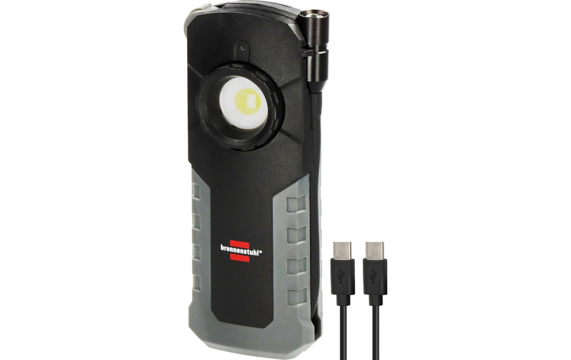 Brennenstuhl Arbeitsleuchte HL 1000 ACW – 1000 lm, 6500 K, Akku (2500 mAh), IP54 – Schwarz