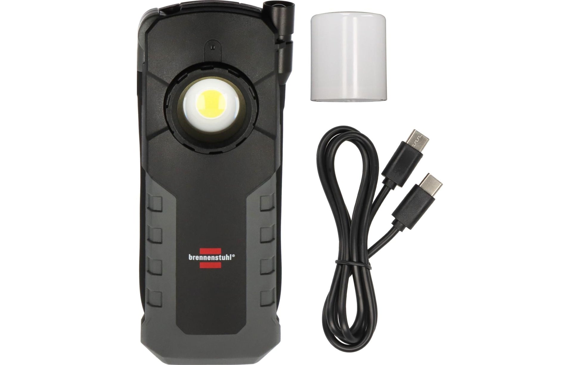 Brennenstuhl Arbeitsleuchte HL 1000 ACW – 1000 lm, 6500 K, Akku (2500 mAh), IP54 – Schwarz