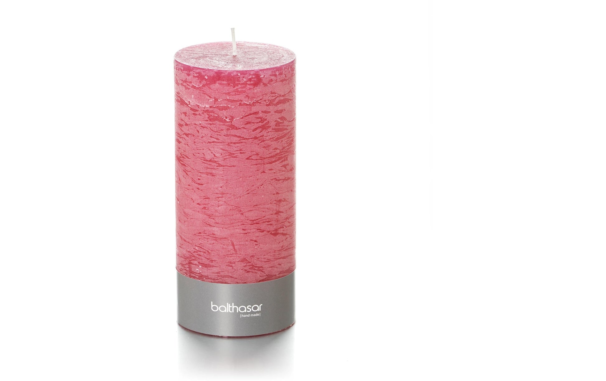 Balthasar Zylinderkerze – Ø 9 × 20 cm – Paraffin, rosa