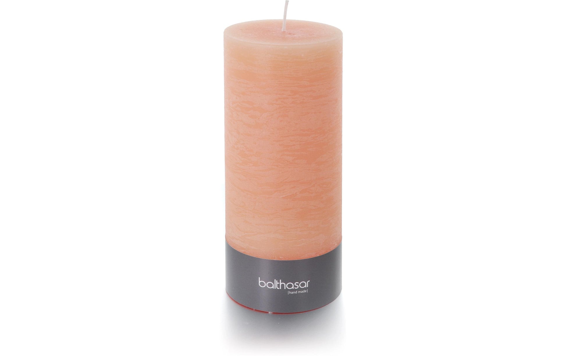 Balthasar Zylinderkerze – Ø 9 × 20 cm – Paraffin, Aprikose – 120 h
