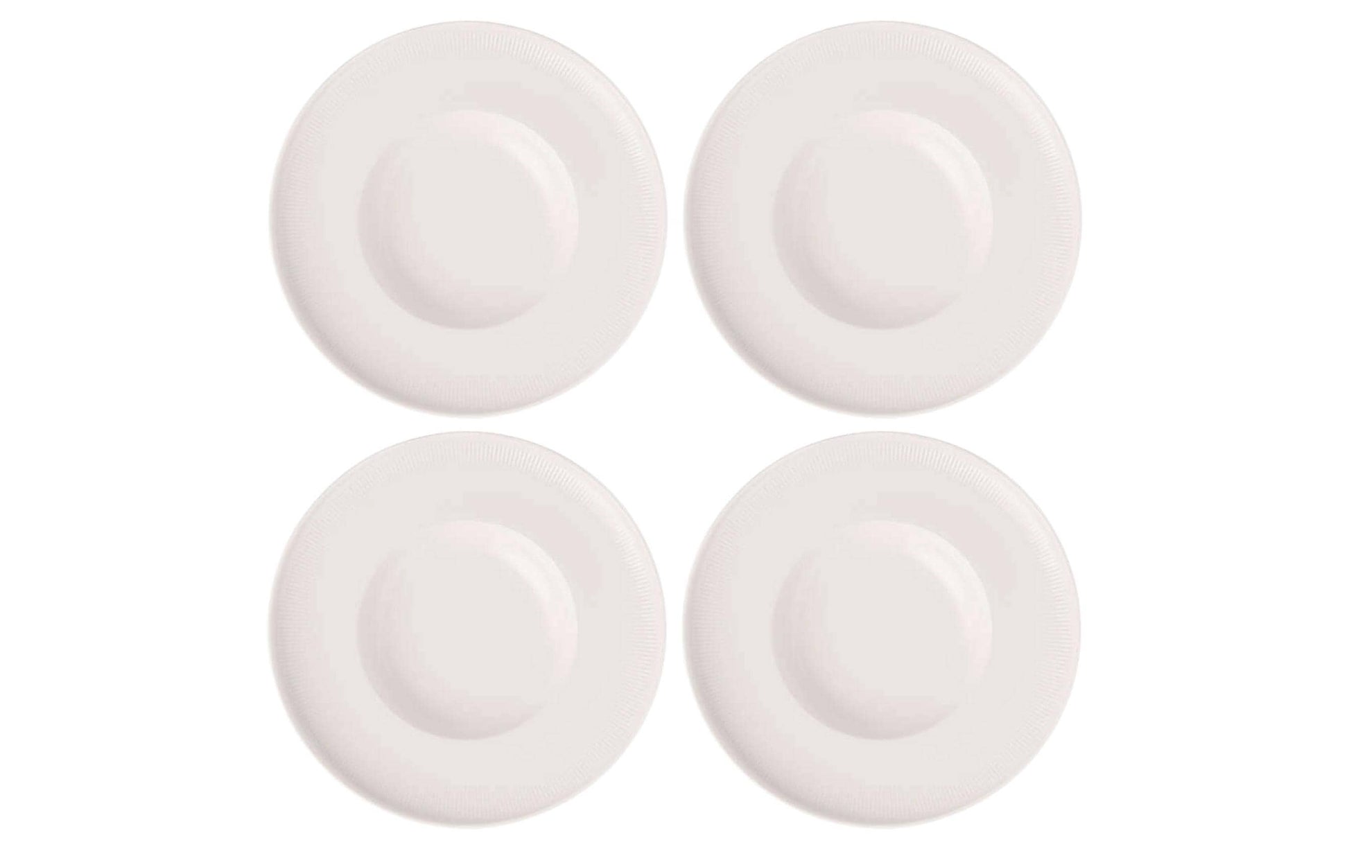 Villeroy & Boch Suppenteller – 0,40 l, Porzellan, Weiss, Mikrowellengeeignet, Spülmaschinenbeständig