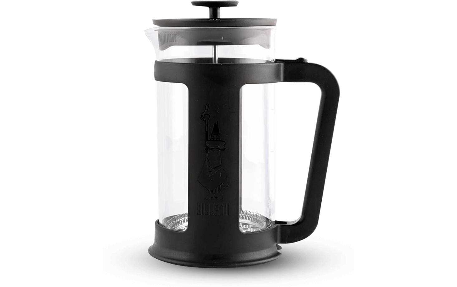 Bialetti Smart French Press / Kaffeebereiter – 1 l, 8 Tassen, Borosilikatglas, 15,5 × 11 × 21 cm