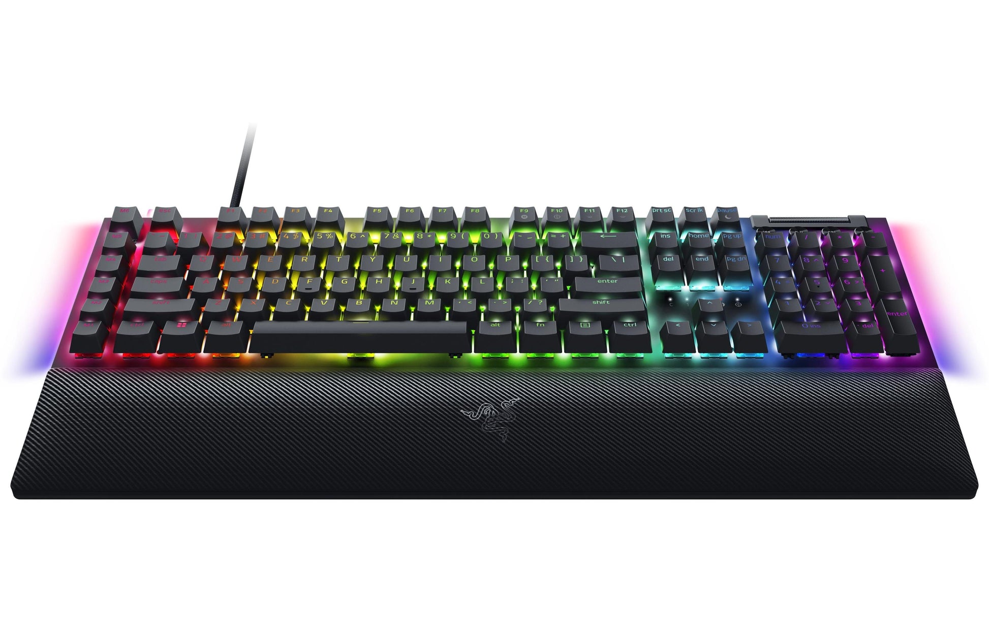 Razer BlackWidow V4 – Tastatur, kabelgebunden (USB-A), CH-Layout (DE-CH), Fullsize (mit Ziffernblock)