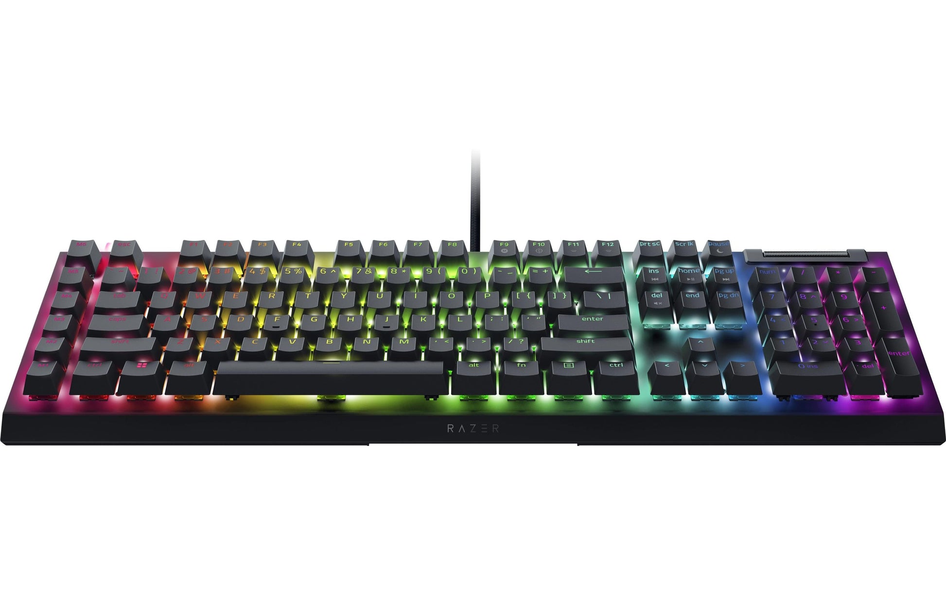 Razer BlackWidow V4 X – Tastatur, kabelgebunden (USB-A), CH-Layout (DE-CH), Fullsize (mit Ziffernblock)
