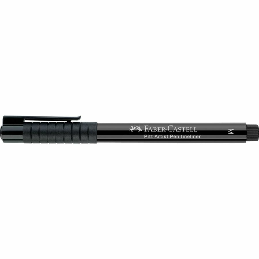 Faber-Castell Pitt Artist Pen Pigment Liner – 0,7 mm, schwarz, 1 Stk., wasserfest