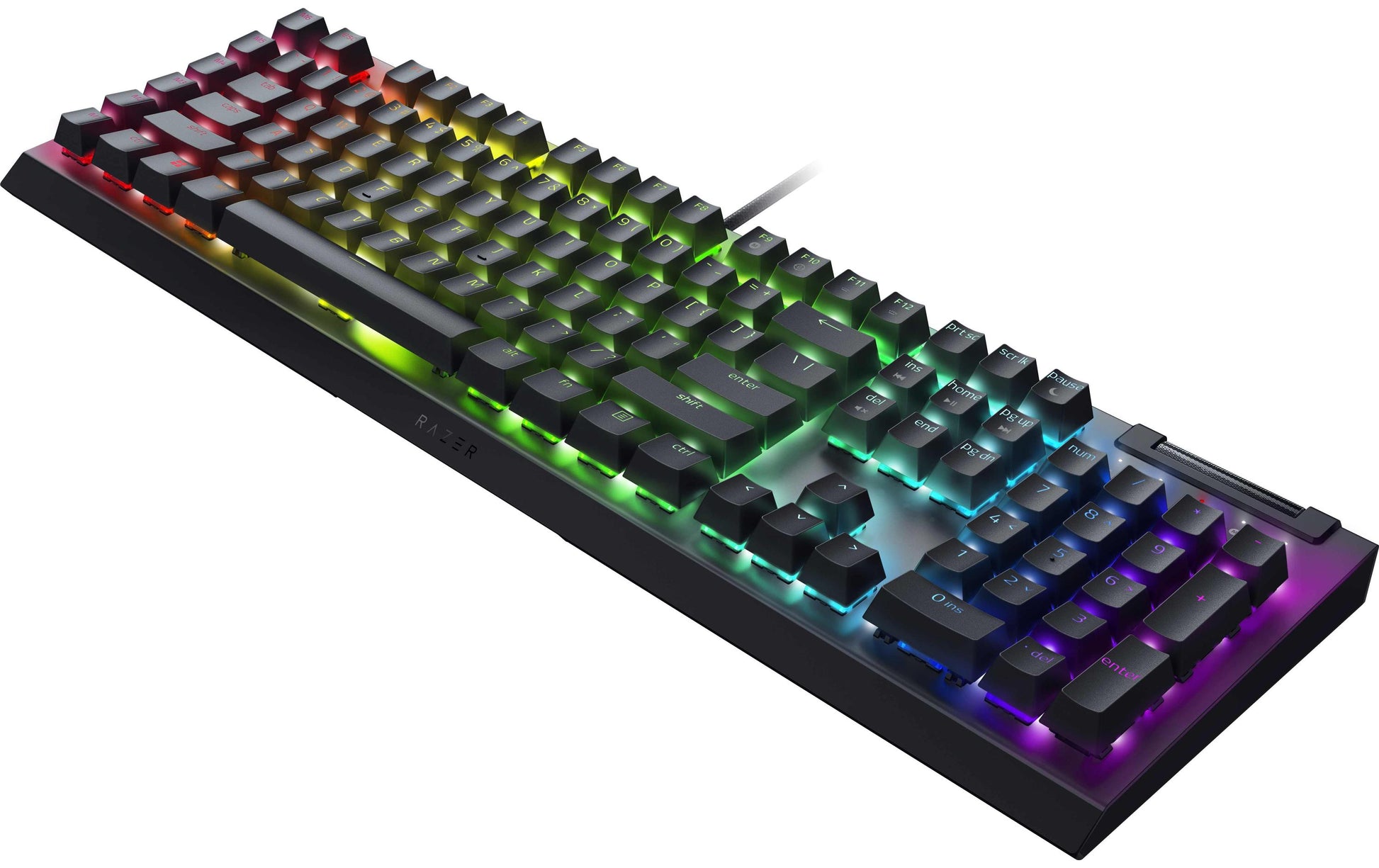 Razer BlackWidow V4 X – Tastatur, kabelgebunden (USB-A), CH-Layout (DE-CH), Fullsize (mit Ziffernblock)